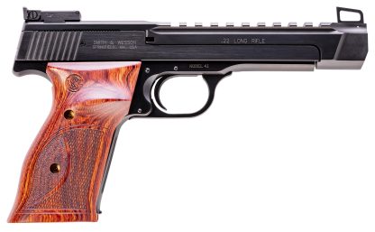 SMITH AND WESSON 41PC 22LR 10+1 BL/WD 5.5" AS