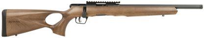 SAVAGE ARMS B17 17HMR BLK/WOOD 18" THD