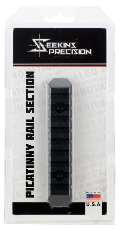 Seekins Precision 0010560081 M-LOK Rail Section 9 Slots  Black Anodized