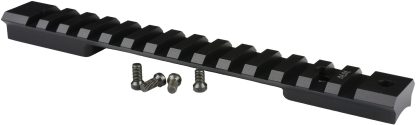 Warne 7676M Mountain Tech Tactical Rail Black Anodized Aluminum Winchester Model 70/Marlin XL-7 Long Action, 0 MOA