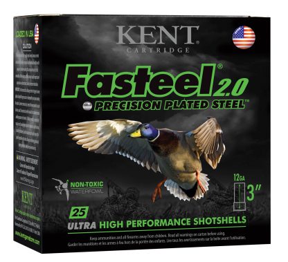 Kent Cartridge K123FS326 Fasteel 2.0  12 Gauge 3" 1 1/8 oz 6 Shot 25 Per Box/ 10 Case