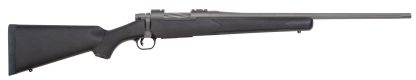 Mossberg 28069 Patriot  Full Size 25-06 Rem 5+1 22" Stainless Cerakote Fluted Barrel, Drilled & Tapped Cerakote Stainless Steel Receiver, Black Fixed Synthetic Stock, Right Hand