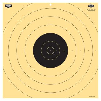 Birchwood Casey 35186 Dirty Bird  17.25" Bullseye Tagboard Hanging 100 yds Rifle Black/White 5 Pack