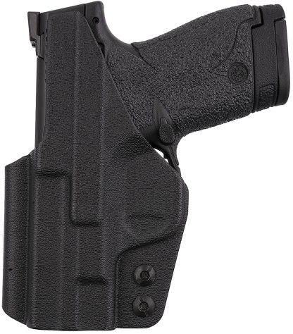 1791 Gunleather TACIWBSHIELDBLKR Tactical Kydex  IWB Black Kydex Belt Clip Fits S&W Shield