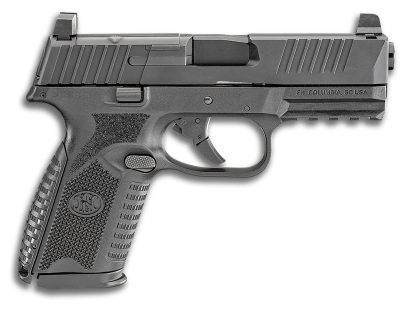 FN 66100587 509M MRD Mid-Size 9mm Luger 15+1 4" Black Recessed Crown Barrel, Matte Black Optic Ready/Serrated Stainless Steel Slide, Matte Black Polymer Frame w/Picatinny Rail, Ambidextrous