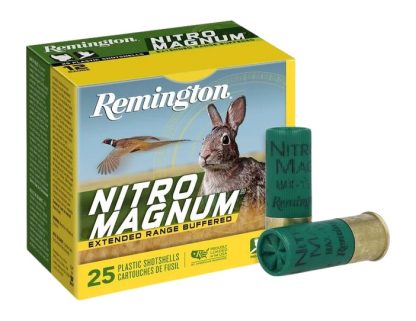 Remington Ammunition 26674 Nitro Magnum  12Gauge 3" 1 5/8oz 4Shot 25 Per Box/10 Case