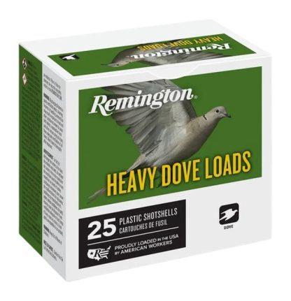 Remington Ammunition 28757 Heavy Dove Loads  12Gauge 2.75" 1 1/8oz 8Shot 25 Per Box/10 Case