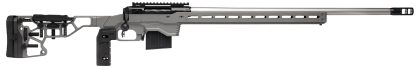 Savage Arms 57559 110 Elite Precision 300 Win Mag 5+1 30" Matte Stainless, Matte Black Rec, Gray Cerakote Adjustable MDT ACC Aluminum Chassis Stock (MB Not Included)