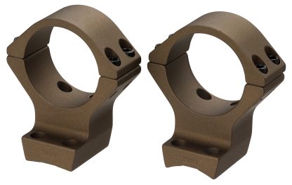 Browning 12542 X-Bolt Scope Mount System X-Lock Burnt Bronze Cerakote Aluminum 34mm Tube, High Rings