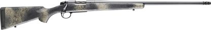 Bergara Rifles B14S522 B-14 Wilderness Ridge 6.5 Creedmoor 4+1 22" Threaded, Sniper Gray Cerakote Barrel/Rec, SoftTouch Woodland Camo Synthetic Stock, Omni Muzzle Brake