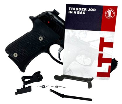 Langdon Tactical Tech LTTTJIBOP13 Trigger Job In A Bag  Black Curved Fits Beretta 92/96/M9 not A1 Right Hand