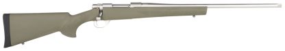 Howa HGR73113 M1500 Hogue Full Size 308 Win 5+1 22" Stainless Steel Threaded Barrel, Drilled & Tapped Stainless Steel Receiver, Hogue OverMolded OD Green Synthetic Stock, Right Hand