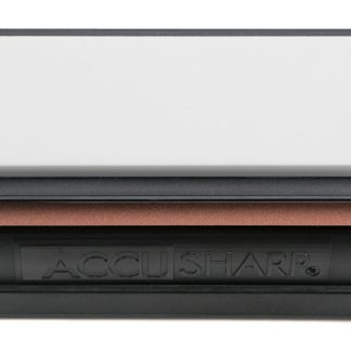 AccuSharp 025C Tri-Stone Deluxe Sharpening System Coarse, Medium, Fine Diamond, Alumina, Ceramic Sharpener Rubber Handle