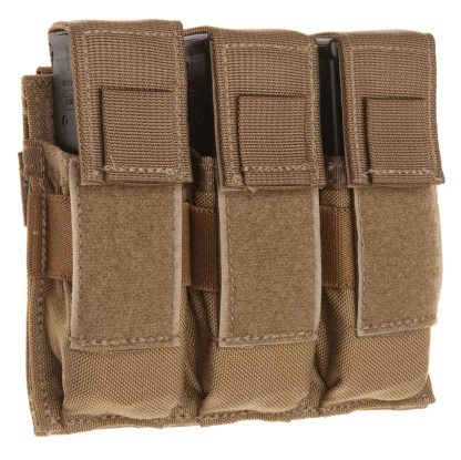 Tacshield T3603CY Universal Triple Pistol Triple Coyote 1000D Nylon