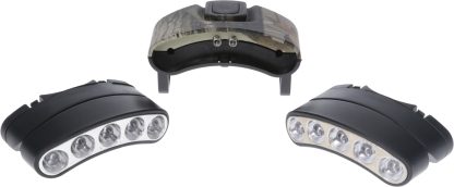Cyclops CYCHCDTWGN Orion Tilt 30 Lumens Green/White LED Bulb Camo Clip-On