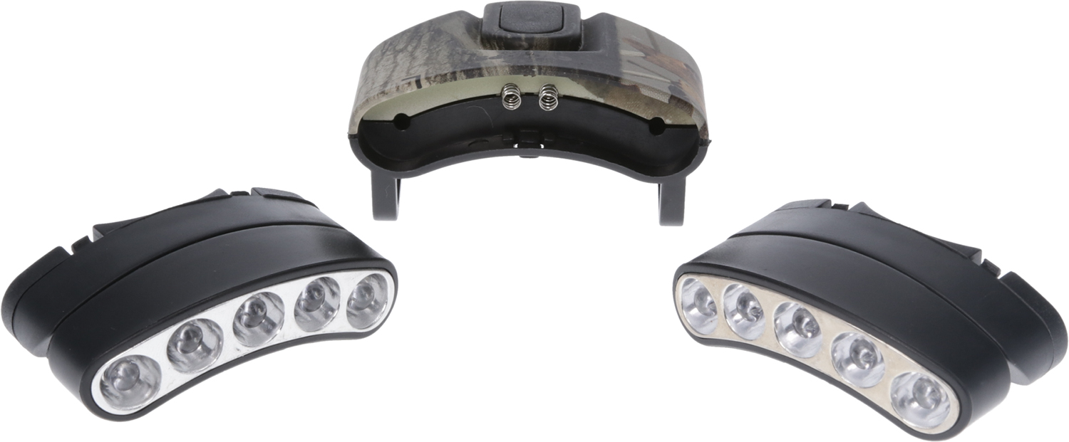 Cyclops CYCHCDTWGN Orion Tilt 30 Lumens Green/White LED Bulb Camo Clip-On