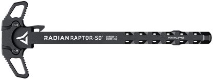 Radian Weapons R0006 Raptor SD Ambi Charging Handle, Black, Gas Ported Shaft, Fits Mil-Spec AR-15/M16 Platform