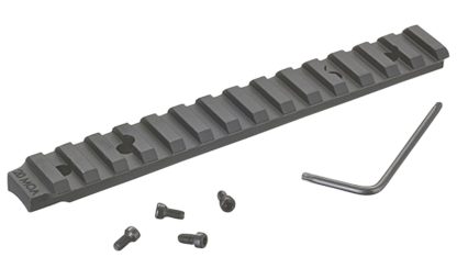 Ruger 90678 Picatinny Rail Black Anodized Aluminum Fits Ruger American Rifle Short Action 20 MOA