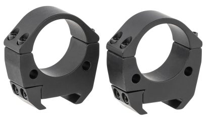 Talley TMS30M Modern Sporting  Black Anodized Aluminum 30mm Tube Medium Picatinny Rail 0 MOA