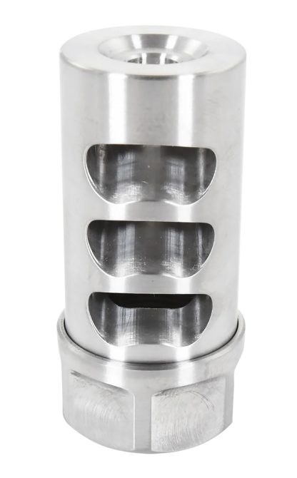 American Precision Arms G2L5830S Gen 2 Little Bastard Self Timing Brake Stainless Steel with 5/8"-24 tpi Threads, 2.22" OAL & 1" Diameter for 30 Cal Rifle