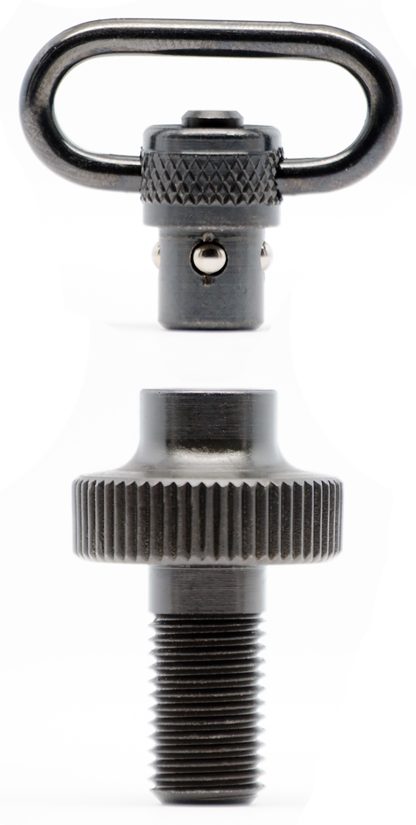 GrovTec US Inc GTSW308 Mag Cap  Shotgun 1" Push Button Black Oxide Mossberg 500 12 Gauge Steel