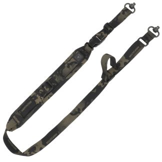 GrovTec US Inc GTSL326 QS 2-Point Sentinel Black Multi-Cam Adjustable Rifle/Shotgun