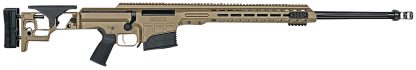 Barrett 18479 MRAD  338 Lapua Mag 26" 10+1 Flat Dark Earth Cerakote Flat Dark Earth Folding with Adjustable LOP Stock Black Polymer Grip Right Hand