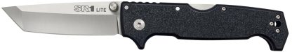 Cold Steel CS62K1A SR1 Lite 4" Folding Tanto Plain 8Cr14MoV SS Blade/Black Griv-Ex Handle Includes Pocket Clip