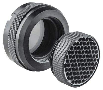 Meprolight USA 5626090000 Polarizer/Flash Guard Kit  Rifle Black Compatible w/ Mepro M21