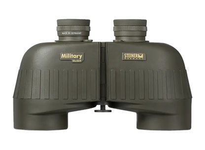 Steiner 2663 M1050 Laser Protection Filter 10x50mm SUMR Military Ranging Reticle Floating Prism Sports-Auto Focus, OD Green Makrolon w/Rubber Armor