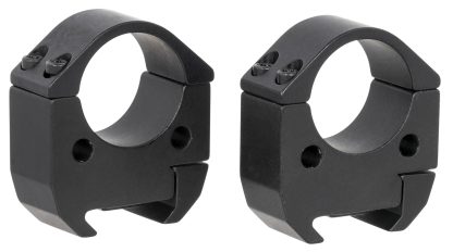 Talley TMS10H Modern Sporting  Black Anodized Aluminum 1" Tube High Picatinny Rail 0 MOA