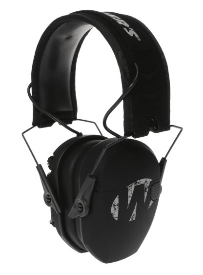 Walker's GWPRSEMFS Razor Slim Electronic Freedom Muff 23 dB Over the Head Black w/Distressed Walker's Logo Polymer