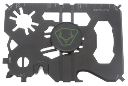 HME HMEWMT 20-In-1 Wallet Multi-Tool Black Metal Fixed