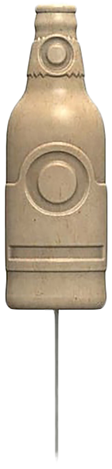 Birchwood Casey 3DSTBTL 3D Stake Target  Beige Bottle 6 Pack