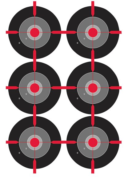 Birchwood Casey 35703 Dirty Bird  Bullseye Tagboard Target 12" x 18" 100 Per Pkg