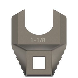 Real Avid AVMF118BNW Master -Fit Barrell Nut Wrench Titanium Titanium/Stainless Steel AR-Platform Free-Float Handle