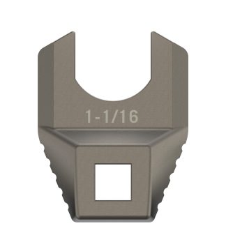 Real Avid AVMF1116BNW Master -Fit Barrell Nut Wrench 1 1/16" Titanium Titanium/Stainless Steel AR-Platform Free-Float Handle