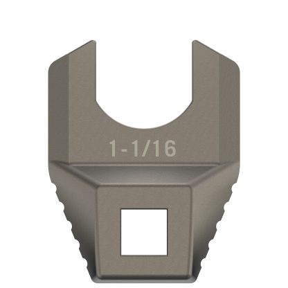 Real Avid AVMF1116BNW Master -Fit Barrell Nut Wrench 1 1/16" Titanium Titanium/Stainless Steel AR-Platform Free-Float Handle