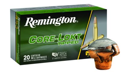 Remington Ammunition 29017 Core-Lokt Tipped  6.5Creedmoor 129gr Core-Lokt Tipped 20 Per Box/10 Case