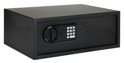 SnapSafe 75435 Keypad Safe  XL Keypad/Key Entry Black Steel 20.50" x 14.80" x 8"