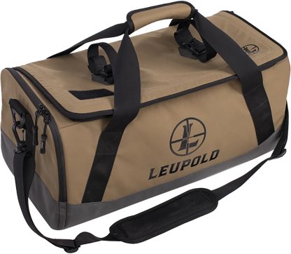 Leupold 182402 Optics Go Gear  Tan/Black Nylon Duffle Bag 21" Long