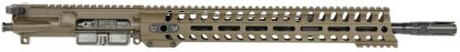 Patriot Ordnance Factory  Minuteman Complete Upper 5.56x45mm NATO 16.50" Black Nitride Barrel Aluminum Patriot Brown Receiver 14.50" M-LOK Handguard Lo Pro DI Gas Block (Mid Length)