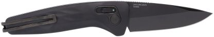 S.O.G SOG15730157 One-Zero Auto 3.10" Folding Plain Black Chrome CPM S35VN SS Blade/ Black Aluminum Handle