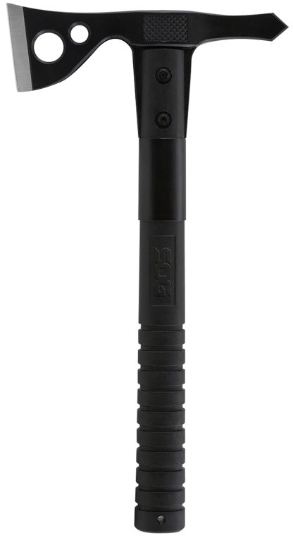 S.O.G SOGF06TNCP FastHawk  2" Blade 420HC SS Blade Black Side Hammer Checkering w/"SOG" GRN Handle 12.50" Long Tomahawk