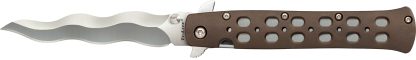 Cold Steel CS-26SK4 Ti-Lite  4" Folding Plain Kris AUS 10A Steel Blade/Flat Dark Earth Griv-Ex Handle