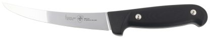 Templar Knife K6BBK362 Boning  6" Fixed Plain Damasteel Blade, 5" Black G10 Handle