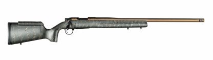 Christensen Arms 8010201400 Mesa Long Range 338 Lapua Mag 3+1 27" Threaded Barrel, Burnt Bronze Cerakote, Green with Black/Tan Webbing Stock