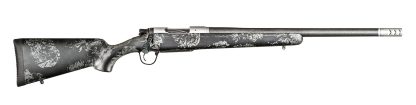 Christensen Arms 8010615700 Ridgeline FFT Full Size 300 WSM 3+1, 20" Stainless Steel Threaded Barrel, Stainless Aluminum Receiver, Black w/Gray Accents Fixed Sporter w/Flash Forged Technology Stock