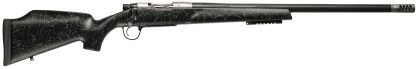 Christensen Arms 8011000300 Traverse  6.5 Creedmoor 4+1 24" Threaded Barrel, Natural Stainless, Black with Gray Webbing Stock