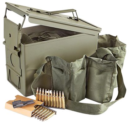 PMC 223AMB Bronze  223Rem 55gr Full Metal Jacket 840 Per Box/2 Case *Includes Ammo Can & Bandoleer